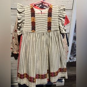 Girls Pink Chicken Dress